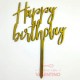 Topper Laser Happy Birthday