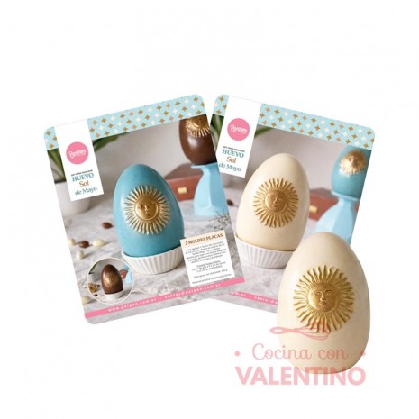 Set Placas Parpen Huevo Sol de Mayo