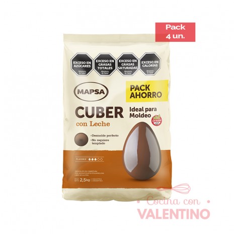 Baño de Moldeo Mapsacuber Leche - 2.5 Kg - Pack 4 Un