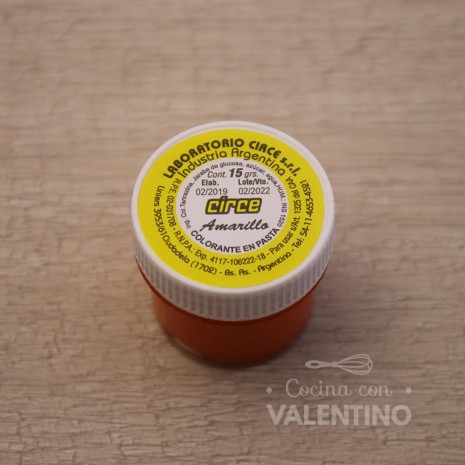 Colorante Pasta Circe Amarillo - 15 Grs