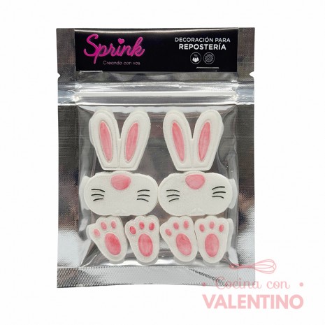 Mix Formas Sprink Cuerpo Conejo - 8un