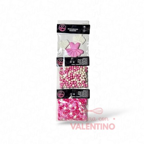 Blister Perlas + Brillos + Sprinkles Bailarina