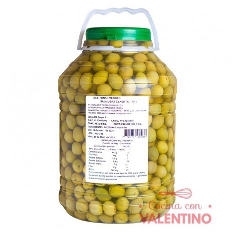 Aceituna Clase C Verde Arauco N° 0 - 5 Kg