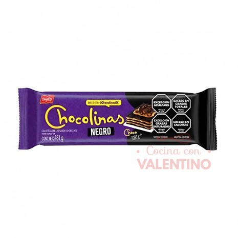 Galletita Chocolina Black - 181 Grs