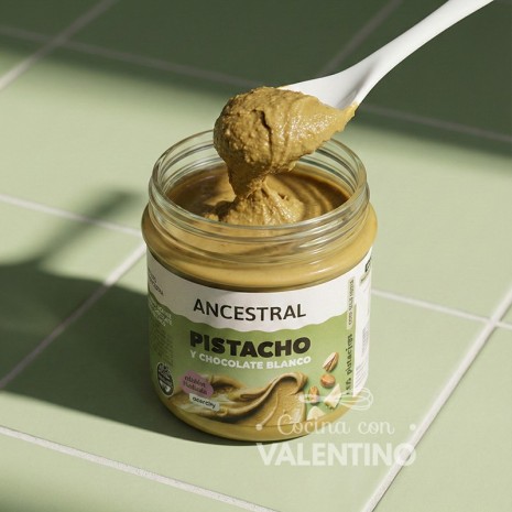 Crema Ancestral Pistachos y Chocolate Blanco - 200 Grs