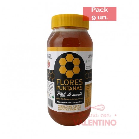 Miel Flores del Monte - 1.1 Kg - Pack 9 Un