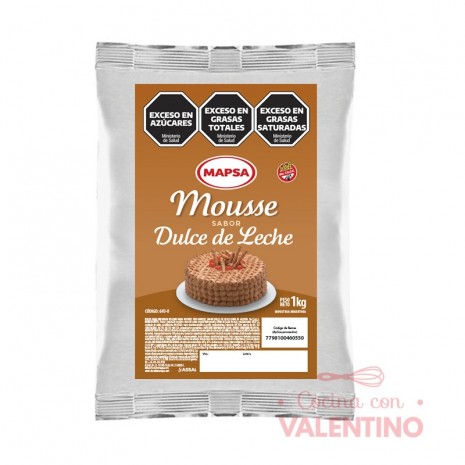 Mousse Mapsa Dulce de Leche - 1 Kg