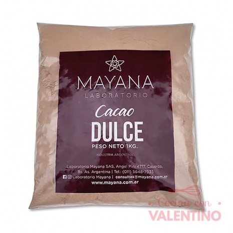 Cacao en Polvo Mayana con Azucar - 1 Kg
