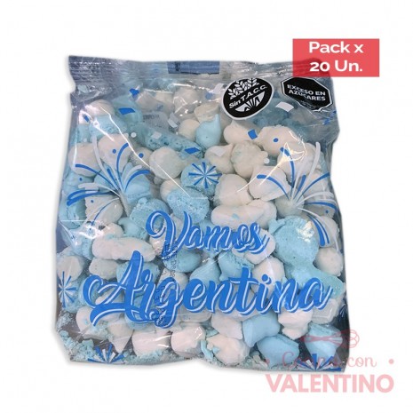 Merengue La Amistad ARGENTINA - 100 Grs - Pack 20 Un.