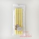 Marcador Comestible Pastelar Doble Punta Amarillo - Pack 4 Un