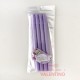 Marcador Comestible Pastelar Doble Punta Lila - Pack 4 Un