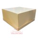 Caja Torta Blanca con Base Bandeja 30x30x15