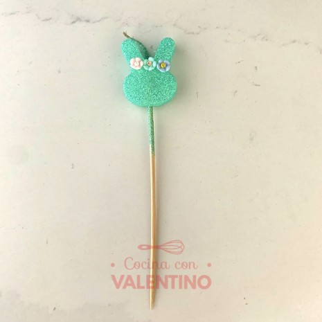 Vela Conejo Flor