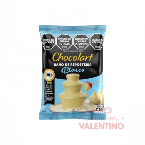 Baño de Reposteria Chocolart Blanco - 500 Grs