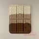 Molde Silicona Tableta Chocolate Diseño - 6 Un