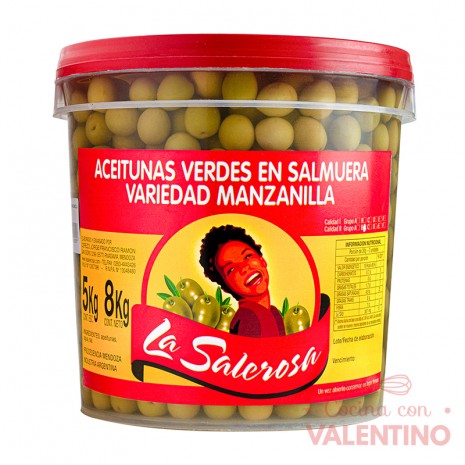 Aceituna La Salerosa Manzanilla N° 0 - 5 Kg