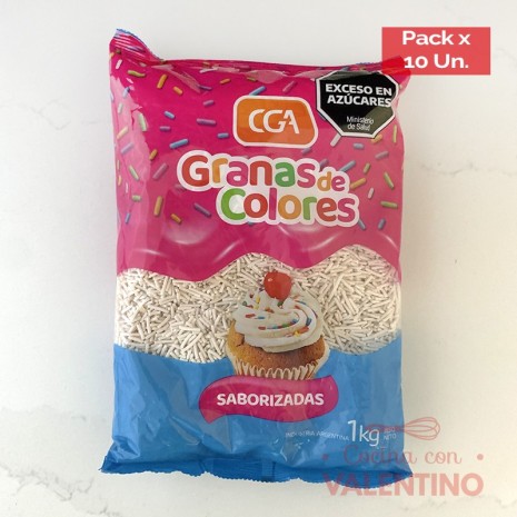 Granas Sticks Blanco - 1 Kg - Pack 10 Un.