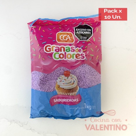 Granas Sticks Lila - 1 Kg - Pack 10 Un.