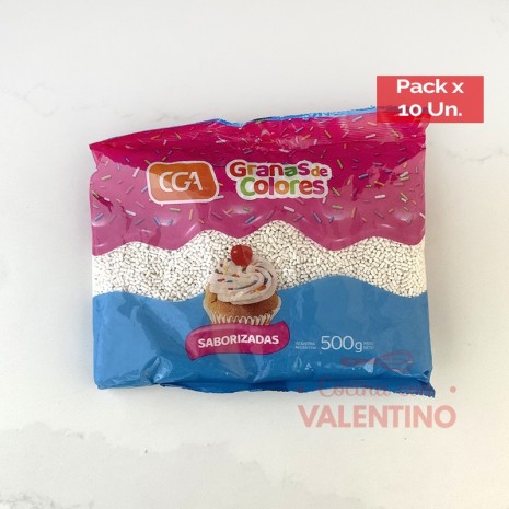 Granas Blanco - 500 Grs - Pack 10 Un.