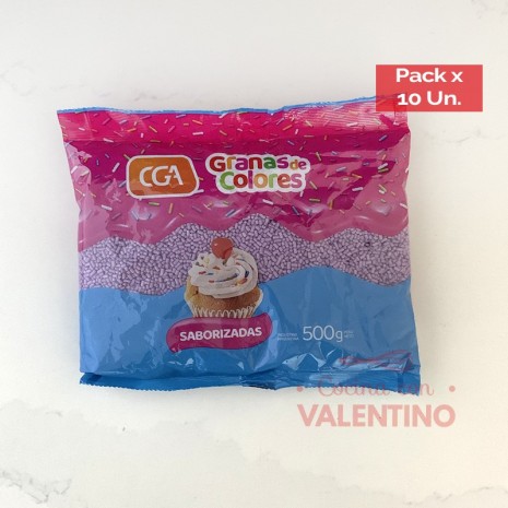 Granas Lila - 500 Grs - Pack 10 Un.