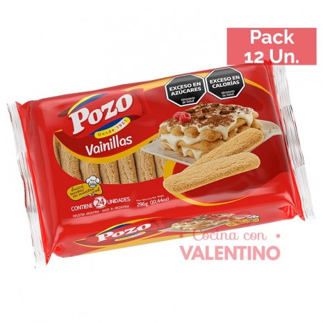 Vainillas Pozo - 296 Grs - Pack 12 Un.