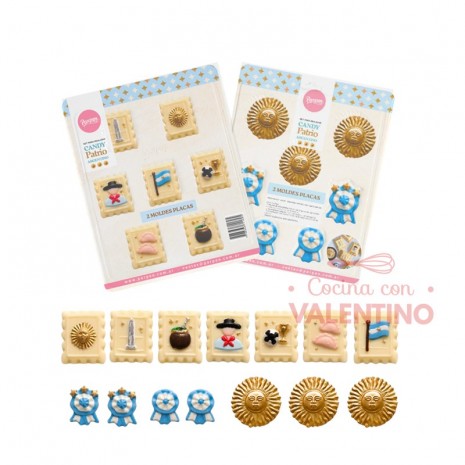 Set Placas Parpen Candy Patrio