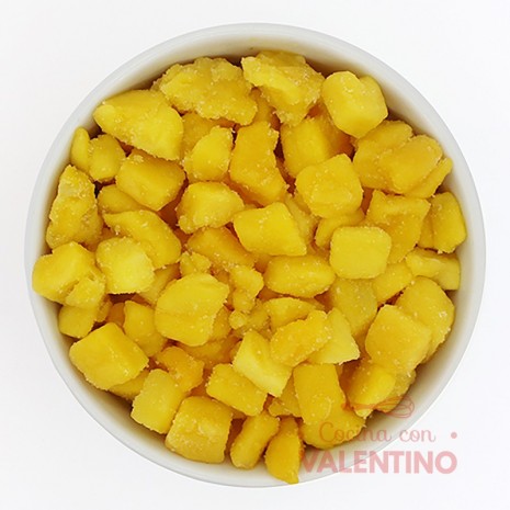 Fruta Congelada Gergal Mango en Cubos IQF - 500 Grs