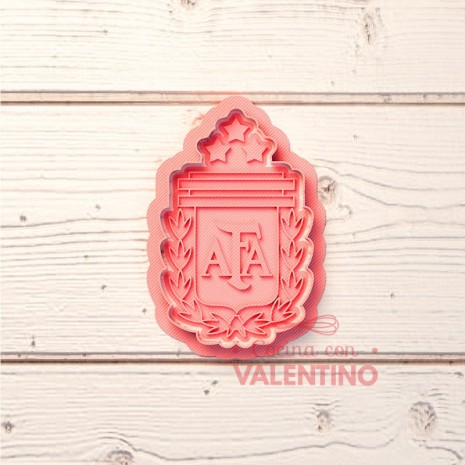 Cortante + Sello DeliPrint Escudo Afa 3 Estrellas