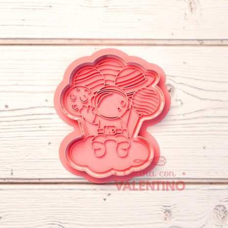 Cortante + Sello DeliPrint Astronauta D2