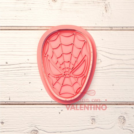 Cortante + Sello DeliPrint Spiderman Cara