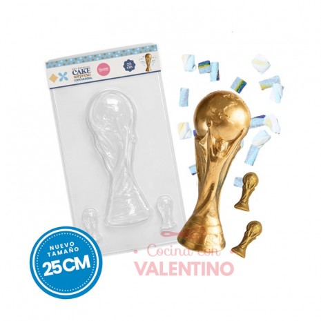 Set Placas Parpen Cake Sorpresa Copa Mundial Grande