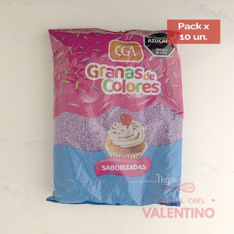 Granas Lila - 1 Kg - Pack 10 Un.