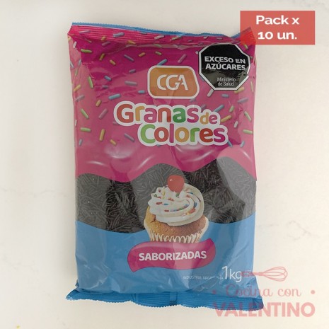 Granas Sticks Negro - 1 Kg - Pack 10 Un.