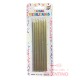 Vela Party Store Larga Metalizada - 17 Cm - 1 Un