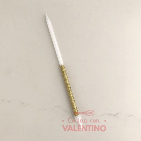 Velitas Finitas Premium Brillitos Surtidos Bicolor Blister 12u 17 cm