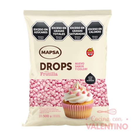 Chip Gota Mapsa Drops Frutilla - 500 Grs