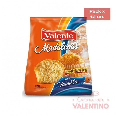 Magdalena Valente Vainilla - 200 Grs - Pack 12 Un