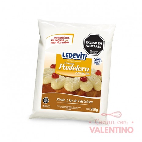 Crema Pastelera en Frio Ledevit - 250 Grs