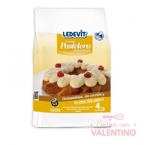 Crema Pastelera En Frio Ledevit - 4Kg