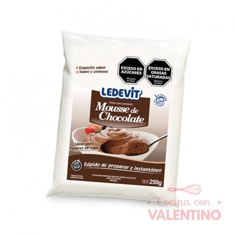 Mousse Ledevit Chocolate - 250 Grs