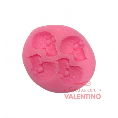 Molde Flexible Calavera - 4 Un