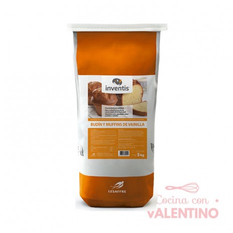 Premezcla Inventis Budin-Muffin Vainilla - 5Kg.