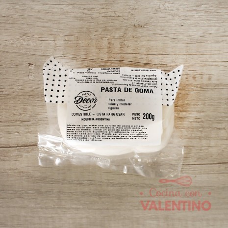 Pasta de Goma Blanca - 200 Grs