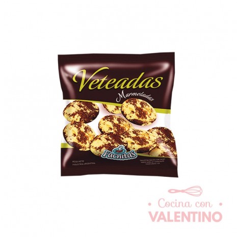 Tapas Alfajor Fachitas Veteadas Mini - 400 Grs