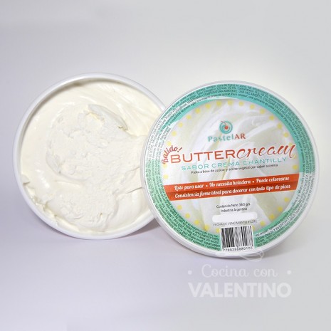 Buttercream Sabor Chantilly PastelAR - 360Grs