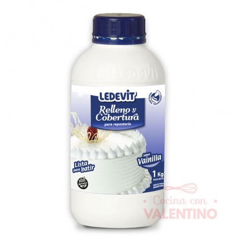 Rell. y Cob. Ledevit Vainilla - 1 Kg