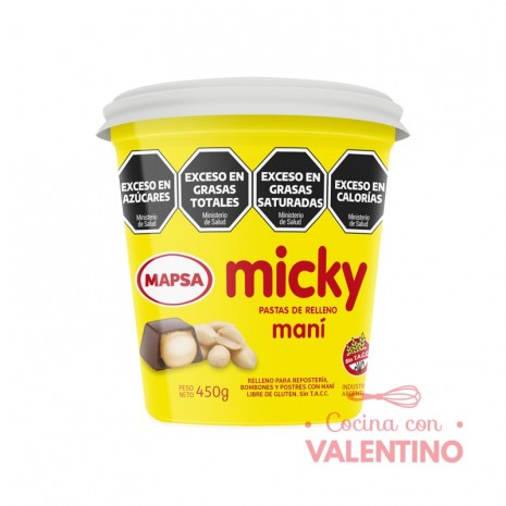 Pasta Relleno Micky Mani - 450 Grs