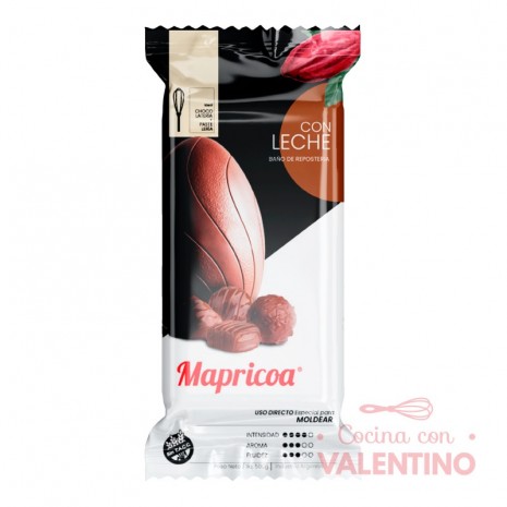 Baño de Moldeo Mapricoa Tableta Leche - 500 Grs