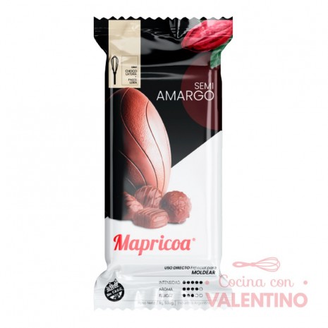 Baño de Moldeo Mapricoa Tableta Semiamargo - 500 Grs