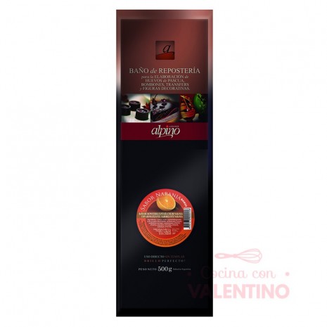 Baño de Moldeo Alpino Tableta Naranja - 500Grs